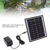 Solar Oxygen Pump 10V 6W Shockproof Small Lightweight Solar Water