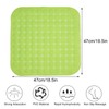 Cresitch Shower Mat, Non-Slip Shower Mat, 47 x 47 cm,