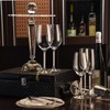 SHTWX Elegant Desktop Crystal Glass Stemware Rack/Rotate 8 Wine Glass