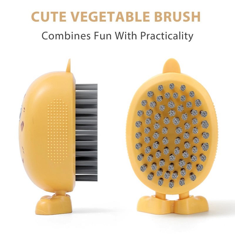Lumkew Vegetable Brush Scrubber for Potato Mushroom (1, Potato)
