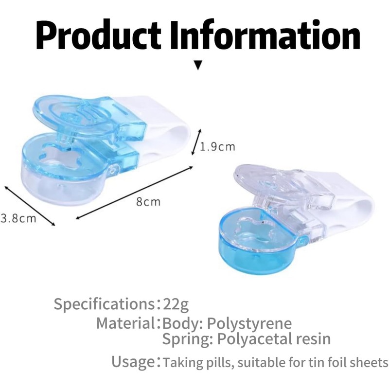 Pill Extractor Tool, Portable Pill Popper Tool No Contact Easy