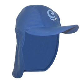 Kidz Swimmers Boys Blue Surf Sun Protection Legionnaire Cap UPF 50+ (6-10 Years)
