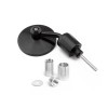 KEEPDSGN Motorcycle Round 7/8 Handle Bar End Mirror Black For