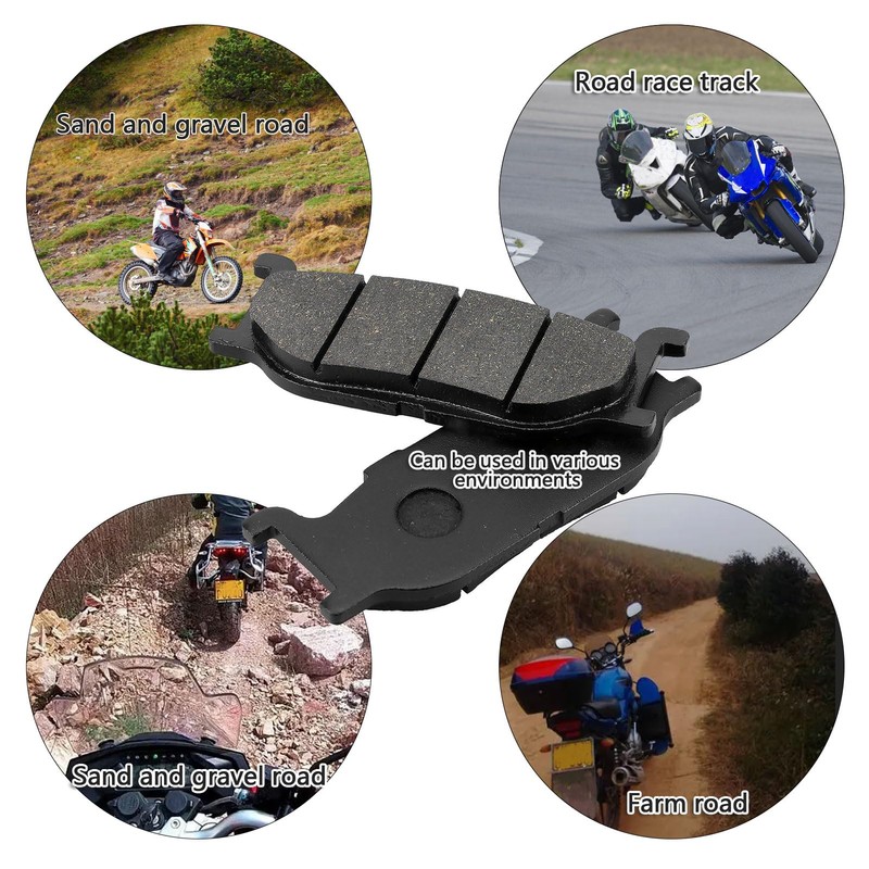SOLLON Front and Rear Brake Pads for Yamaha Majesty 400