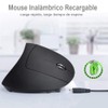 DQST - Mouse Inalámbrico Ergonómico Recargable, Mouse Vertical Óptico de