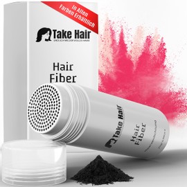 Take Hair Scattered Hair for Women I Holds in Rain and Wind I 25 g Pouring Hair for Hair Thickening I Hair Fibres I Hair Powder I Scattered Hair Women for Hair Loss I Hair Powder (Scattered Hair Red)