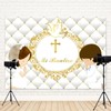 ASDCXZ 7x5ft Mi Bautizo Backdrop Baptism God Bless First Holy