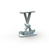 White Sprung Viva Door Retainer Catch Clip Holder Caravan Motorhome