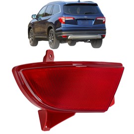 WFLNHB Driver Side Rear Bumper Reflector Lights Stop Lamps Replacement for Honda Pilot 2019-2022 Left 33555-TG7-A01 HO1184122