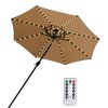 Outdoor Patio Umbrella Light Strings LED Umbrella Lamp with Remote