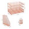 gianotter Desk Organizers and Accessories with File Holder, 4-Tier Desk
