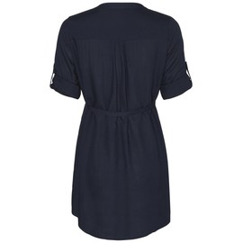 MAMALICIOUS Damen Mlmercy 3/4 Woven Tunic Noos Eco A. Tunika Shirt, Navy Blazer, M EU