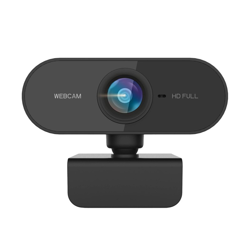 Cámara Web HD 1080P, Webcam con Microfono para PC, Camara