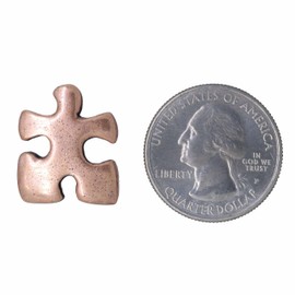 Jim Clift Design Puzzle Piece Copper Lapel Pin - 1 Count