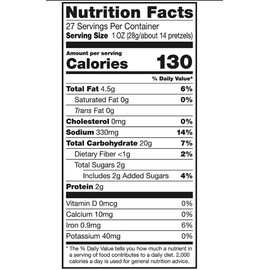 Snack Factory Pretzel Crisps Bites Honey Mustard 27 Ounces (Pack of 2)