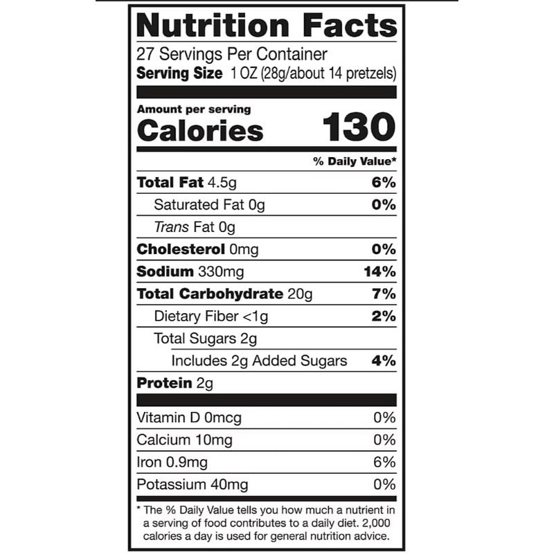 Snack Factory Pretzel Crisps Bites Honey Mustard 27 Ounces (Pack