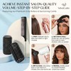19PCS Self Grip Small Hair Rollers for Women Heatless Velcro