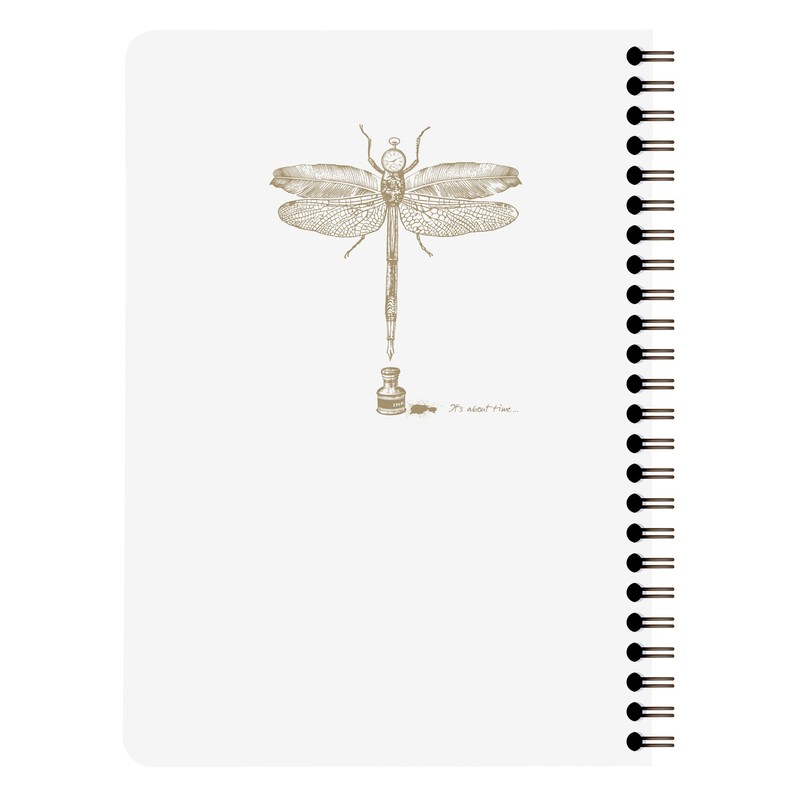 Clairefontaine 104566C Flying Spirit Notebook with Inner Pockets and Spiral