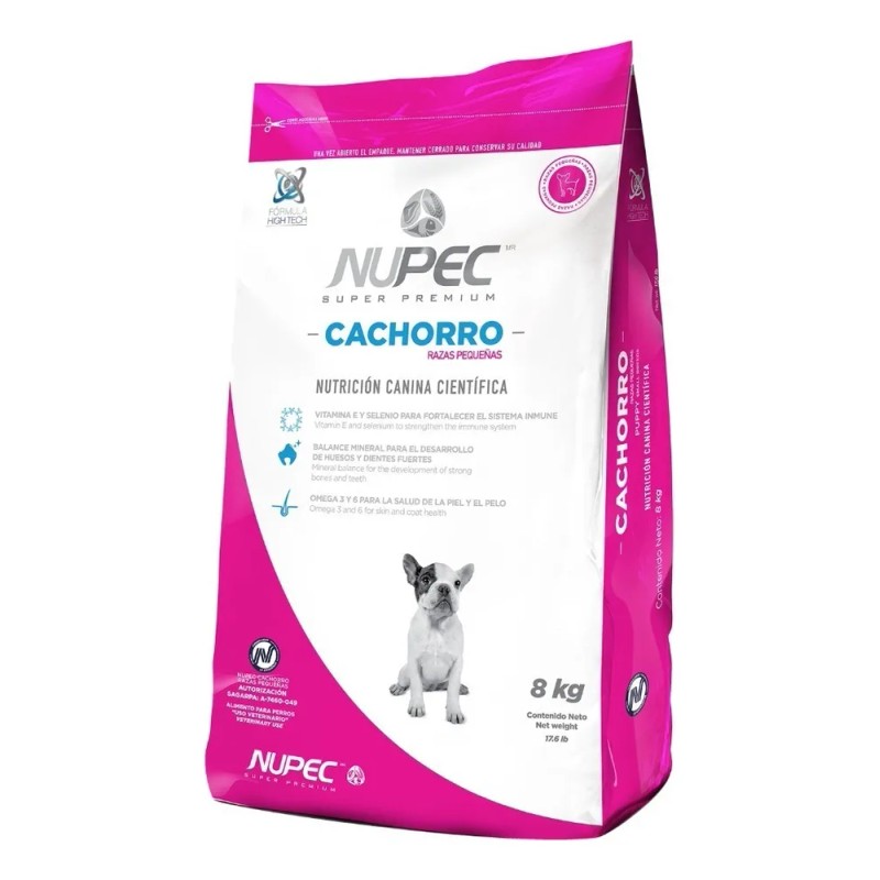 Nupec Cachorro De Raza Pequeña Bolsa De 8kg