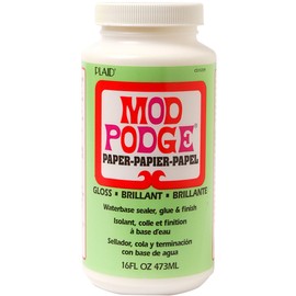 Mod Podge Gloss Paper Finish-16oz, 16 ounce, 16 Fl Oz