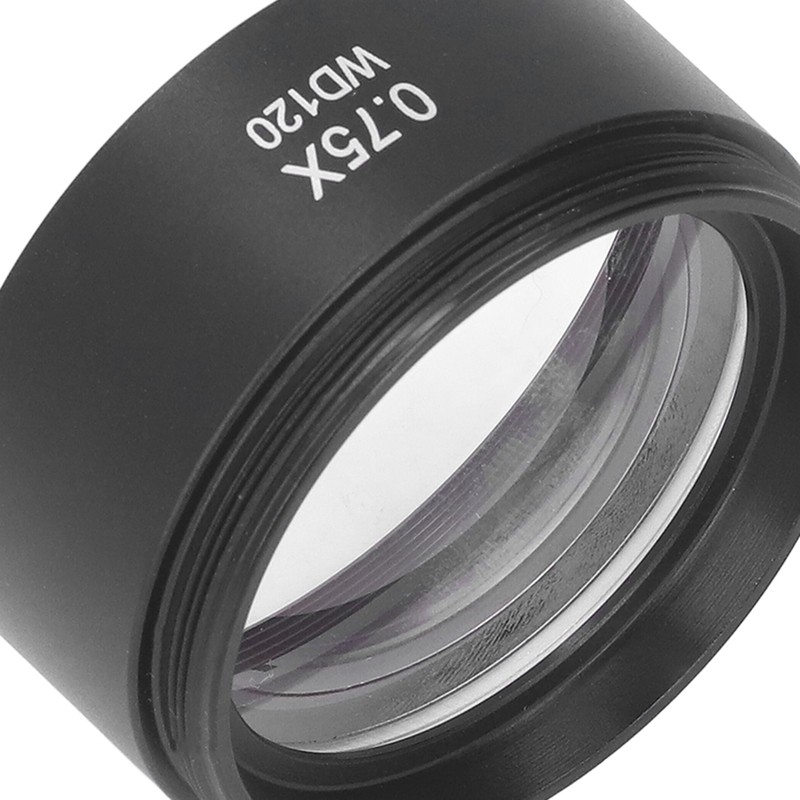 Microscope Lens 0.75X 120mm Barlow Eyepiece M48 Interface Accessory for