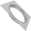 Vent Systems 8" Inch Duct Connector Flange with Square Spigot