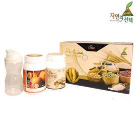Nature's Choice 자연의선택 마죽 종합선물세트 3호 1.2kg(호박마죽600g/15곡참마밀600g/쉐이... Nature's Choice Mixed Gift Set 3 No. 1.2kg (Pumpkin Maju 600g / 15 Grain Cham-Ma-Mil 600g / Shey...)