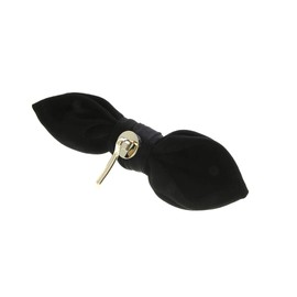 Vingtaine H7313 Basic Color, Wired, Ribbon Pony Hook, Hair Cuff, Hair Accessory, Mature, Black