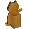 DECOLE WA-37376 Tachi Pen Stand, Brown, Approx. 3.7 x 1.9