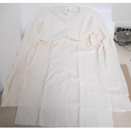 Indera Men's Long Johns Thermal Underwear Top Shirt  4XL Waffle Weave - 4XL (58-60)