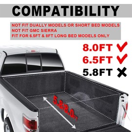 G-PLUS Fender Flares Compatible with 2014-2018 Chevy Silverado 2500HD 3500HD Fit Fleetside 78.8"/97.6"/97.8" Long Bed