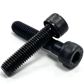 M8 x 20mm Standard Metric Pitch Black 12.9 Grade High Tensile Hex Socket Cap Screws Self Colour Allen Bolts DIN 912 (Pack of 10)