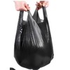 Premium Black Plastic Bags for grocery - 20" x 10"
