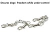 NXPpiULeh Dog Collar Safety Clip, 2 Pack Metal Clasp Double