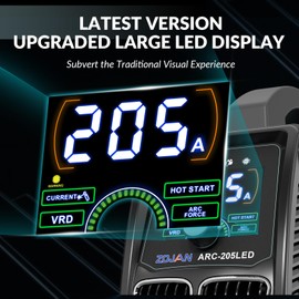 ZOJAN ARC Stick Welder 205A 110V-220V,lightweight Portable inverter welder Machine capable of DC Stick and TIG applications and ideal for beginners.Arc force and Anti-Stick