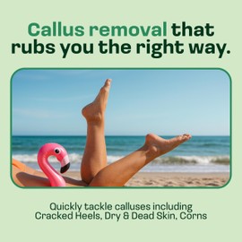 HAPPY SOLES Electric Sole Buffer Foot Callus Remover - Rechargeable Electric Foot File for Dead Dry Skin - Professional Pedicure Tool - Smooth Cracked Heels & Calloused Feet - Ultimate Self-Care Gift