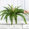 Factory Direct Craft UV Protected Artificial Boston Fern Plant Realistic