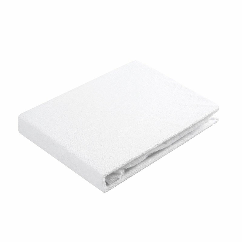 Dreamaker Cot Mattress Protector Waterproof Fitted Sheet Prevents Overheating, Waterproof