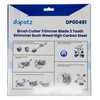 Dapetz ® Brush Cutter Trimmer Blade 3 Tooth Strimmer Bush