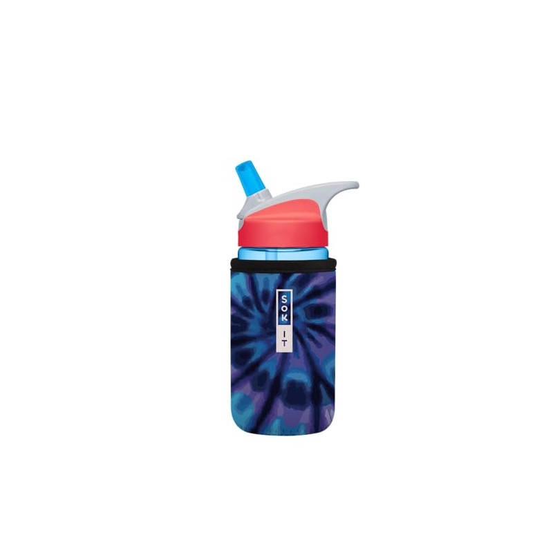 Sok It BotlSok Water Bottle Sleeve Insulated Neoprene Cover (Blue