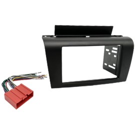 Thrashin Motorsports Double ISO DIN Car Stereo Dash Trim Kit & Wiring Harness Radio Install Bundle