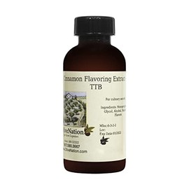 Cinnamon Flavor Extract - TTB, Natural 4 fl oz