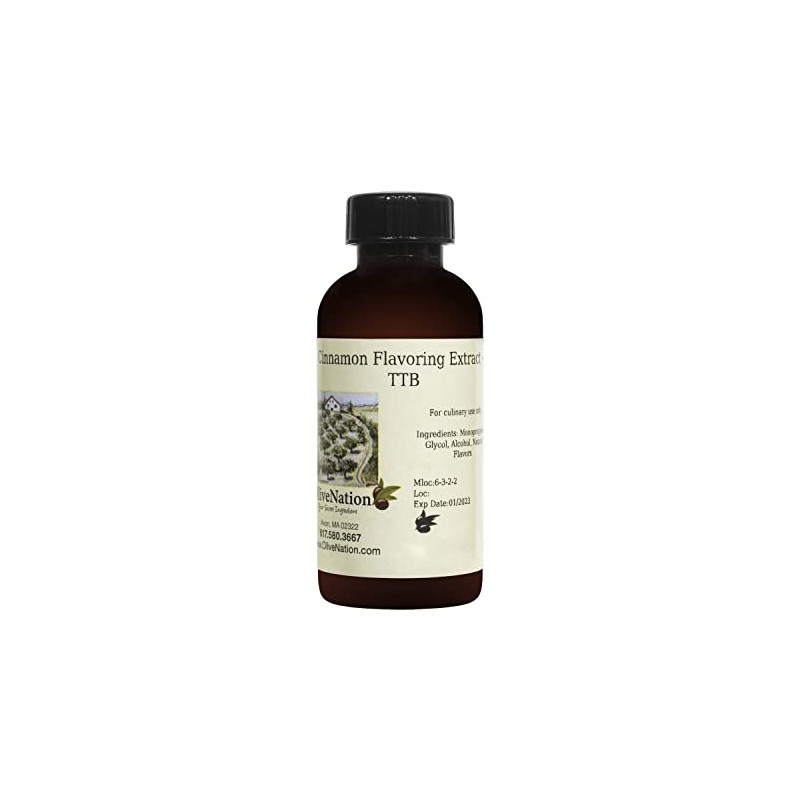 Cinnamon Flavor Extract - TTB, Natural 4 fl oz