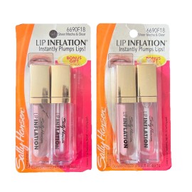 Sally Hansen Lip Inflation 6690F18, Sheer Mocha & Clear