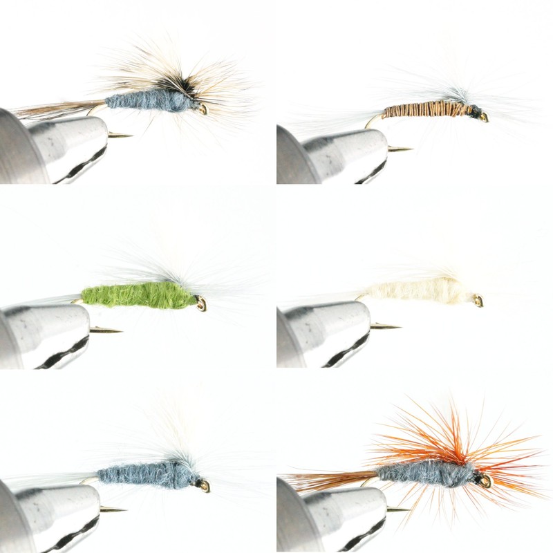 GoFly Visible Parachute Fly #12, #14, Set of 12