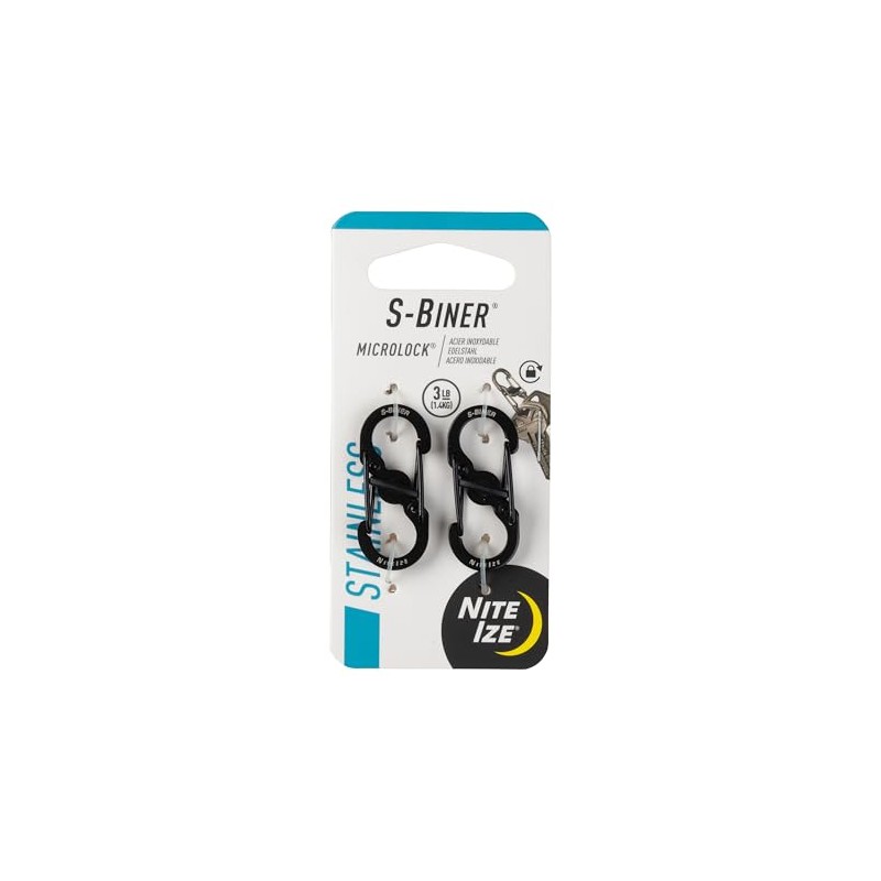 Nite Ize S-Biner Microlock mosquetón en forma de S de