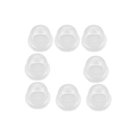 Hyakoz 8 Pieces 22 mm Primer Pump Bulb Kit Primer Bulb Fuel Pump Carburettor Primer Piston Transparent Primer Pump Bulb for Lawn Mower, Chainsaw, Blower Cutter