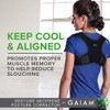 Gaiam Corrector de postura de restauración para mujeres y hombres,