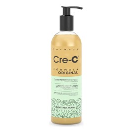 Shampoo Cre-c Para Todo Tipo de Cabello 500 mL, Libre de Cloruro de Sodio