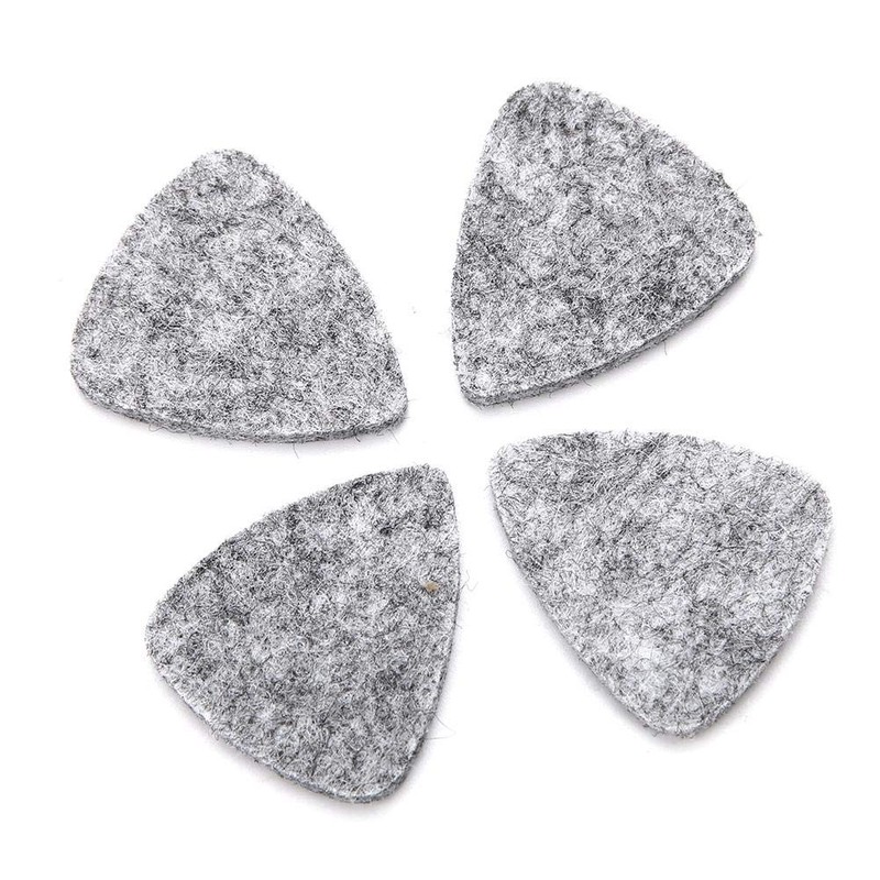 Pack of 10 Wool Felt Picks 3 mm for Guitar